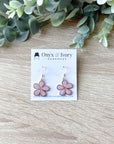 Rose Gold Dainty Daisy Dangle