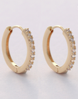 Circular Bling Hoops (gold & silver)