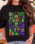 Old School Halloween Doodle Tee
