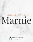 Custom Listing for Marnie