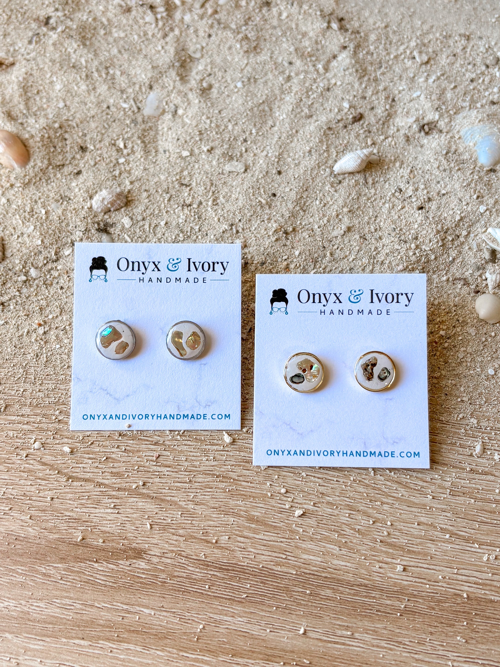 Abalone Shell Studs