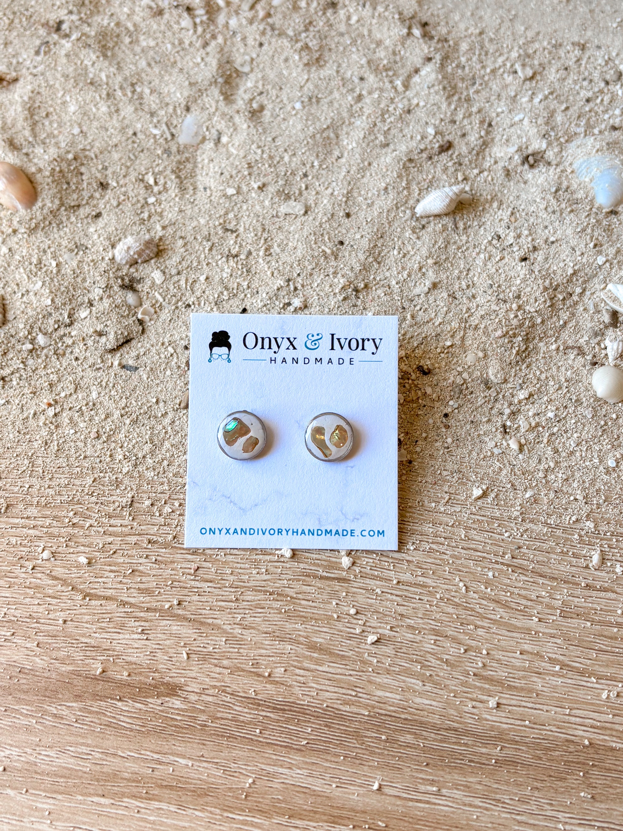Abalone Shell Studs