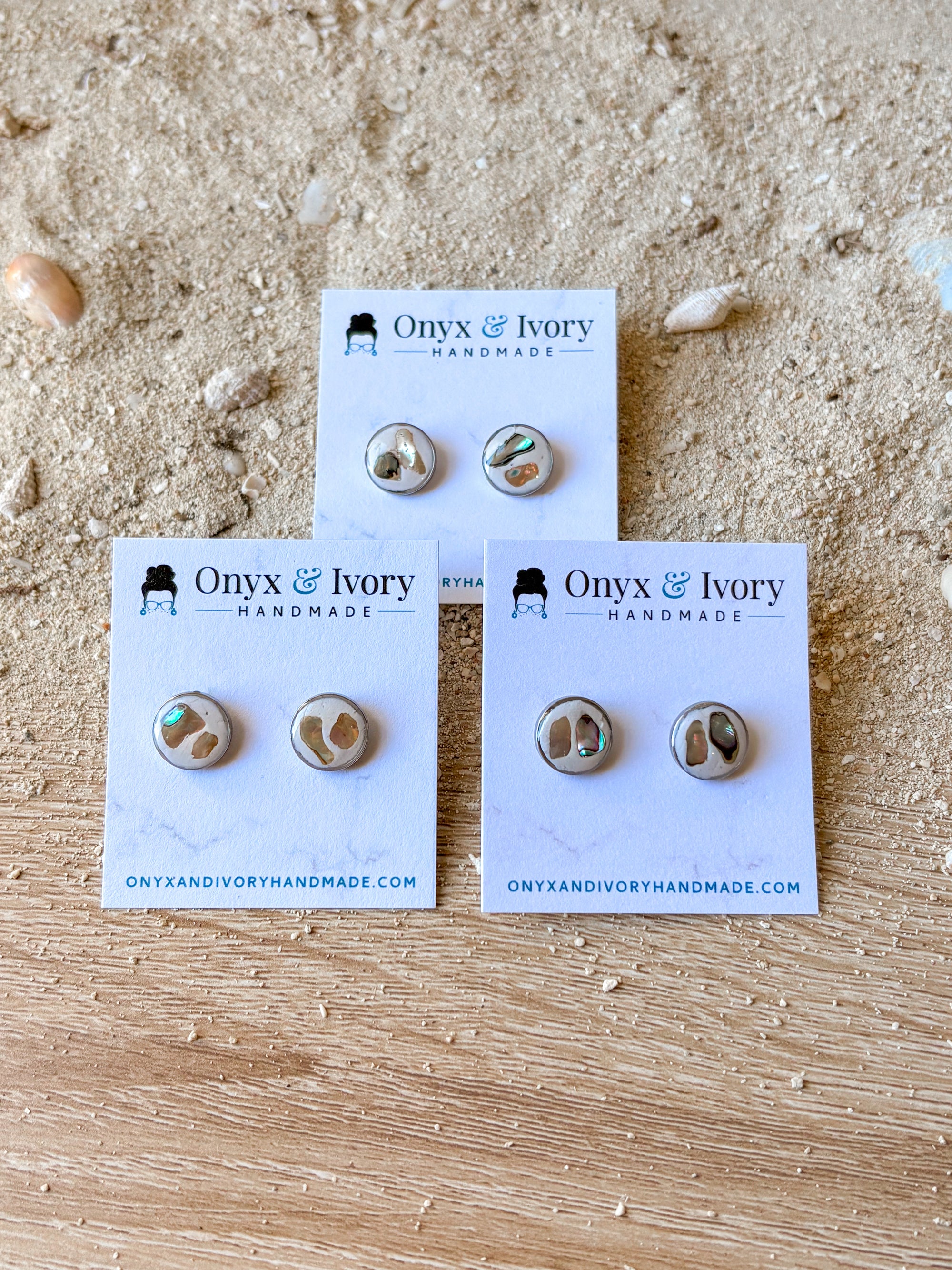 Abalone Shell Studs