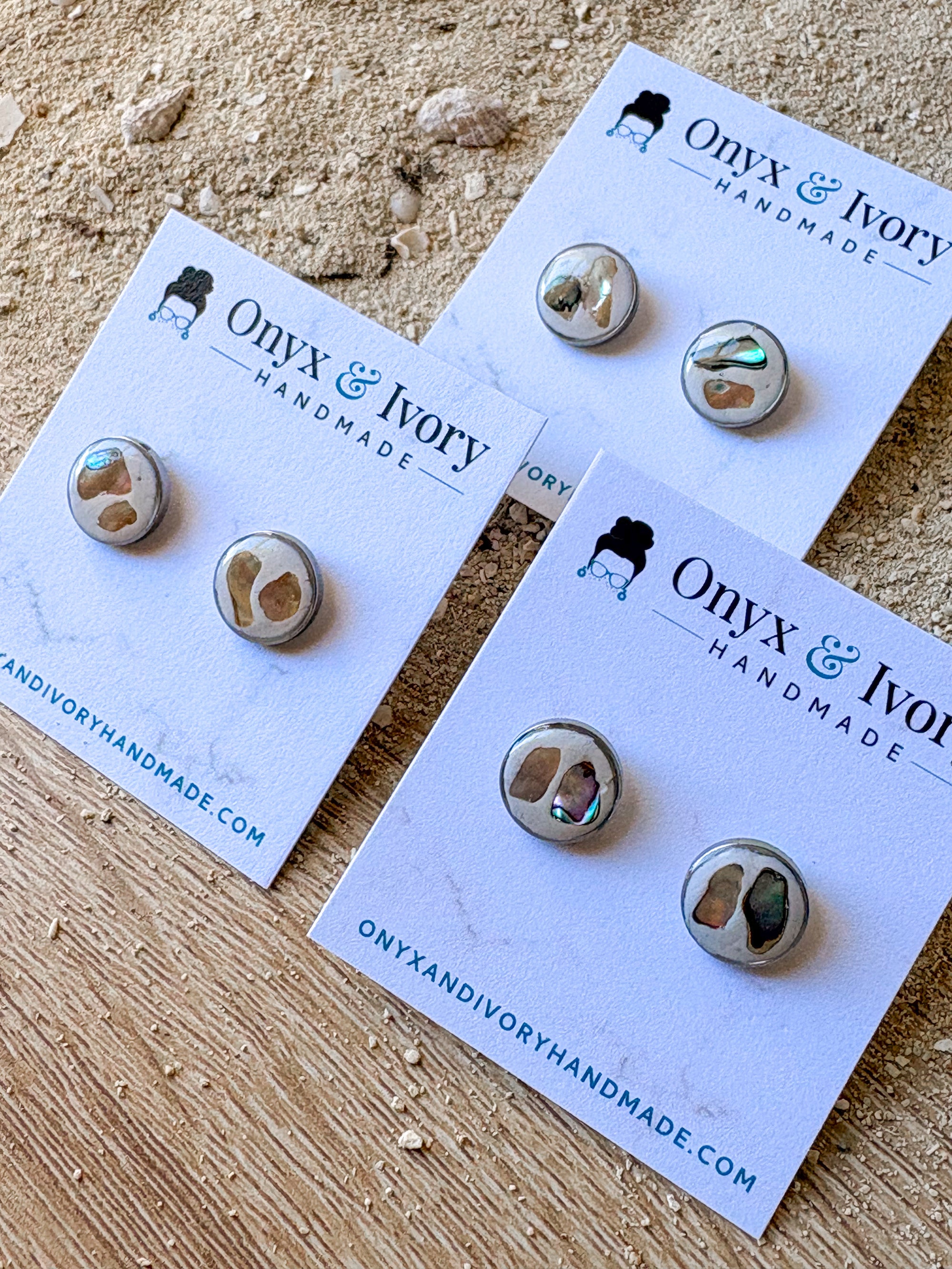 Abalone Shell Studs