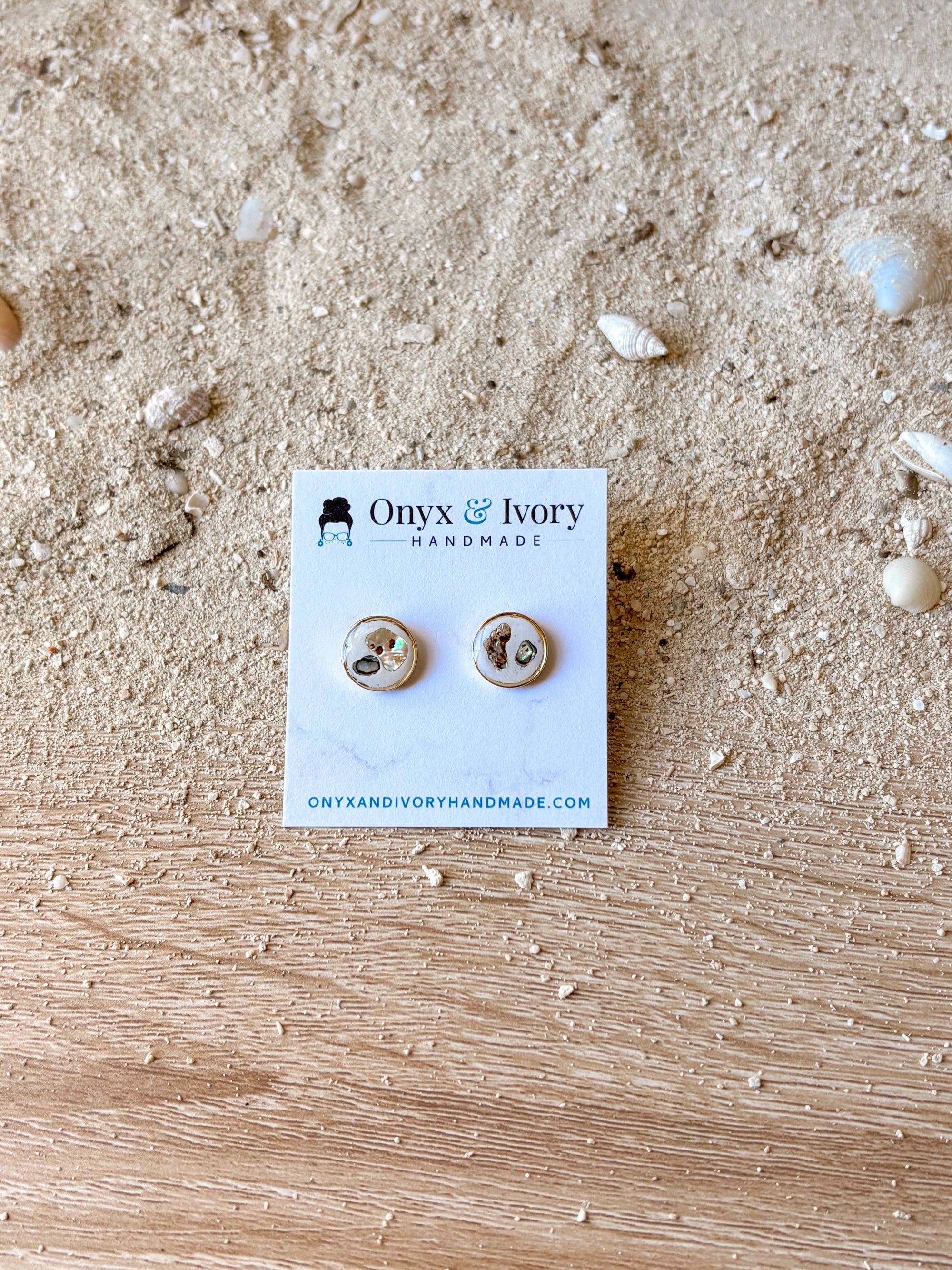 Abalone Shell Studs