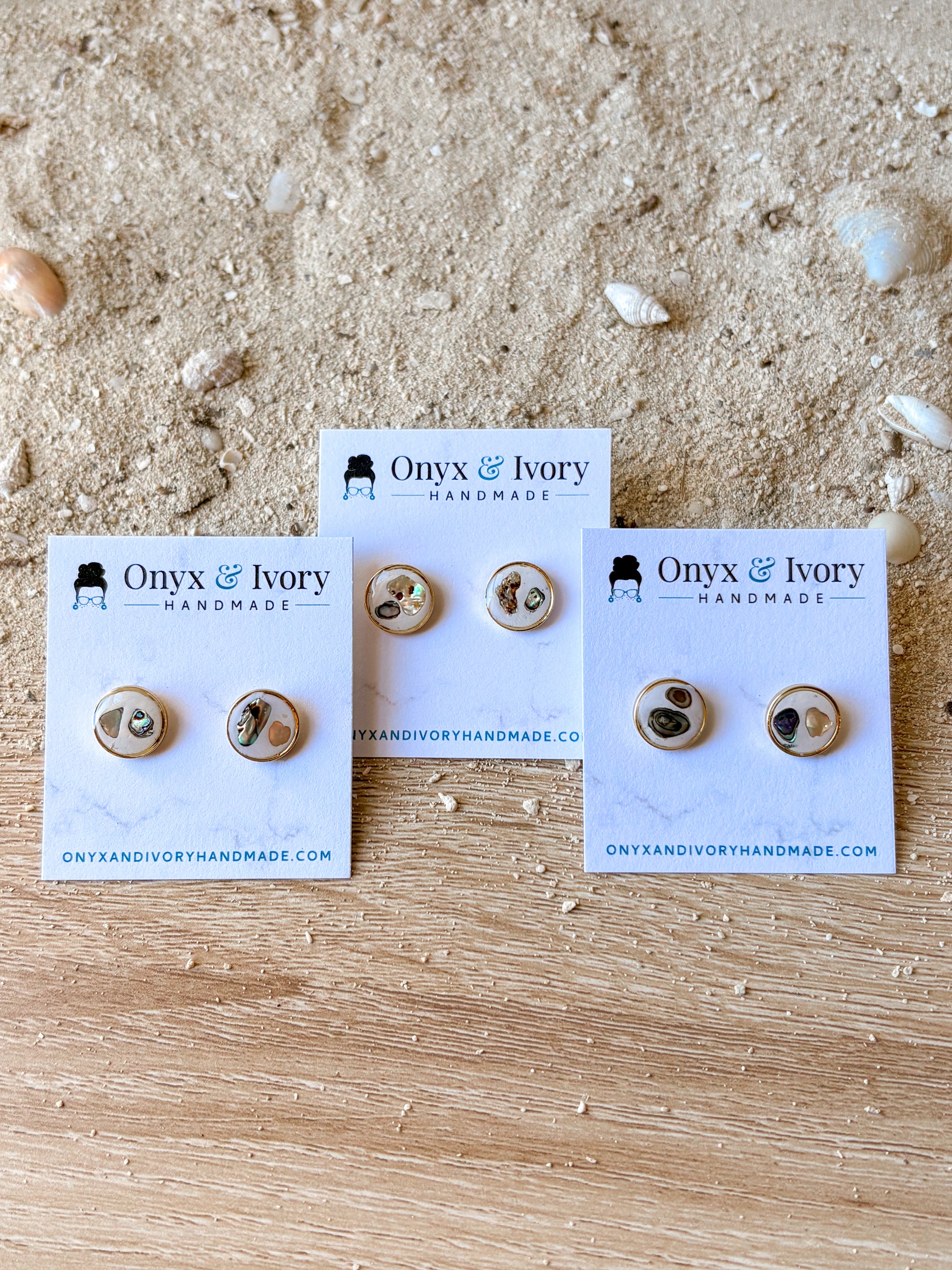 Abalone Shell Studs