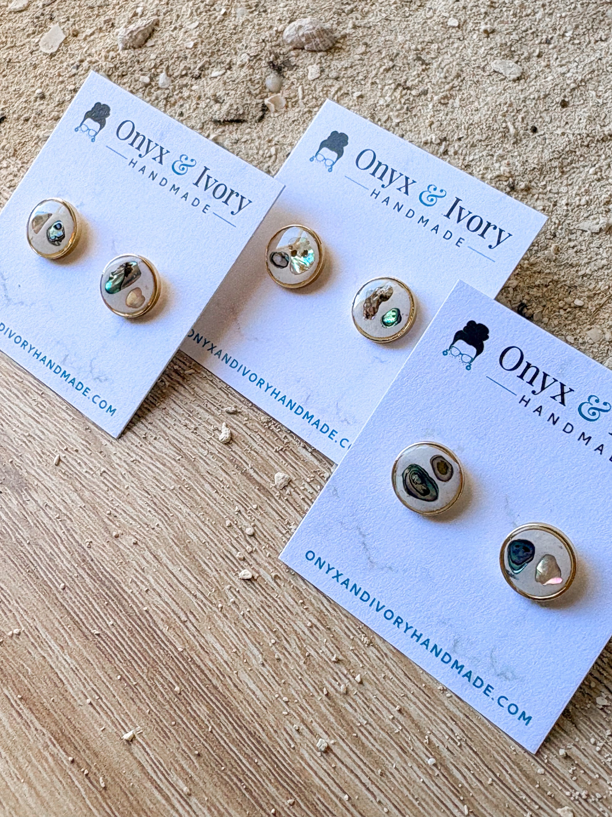 Abalone Shell Studs