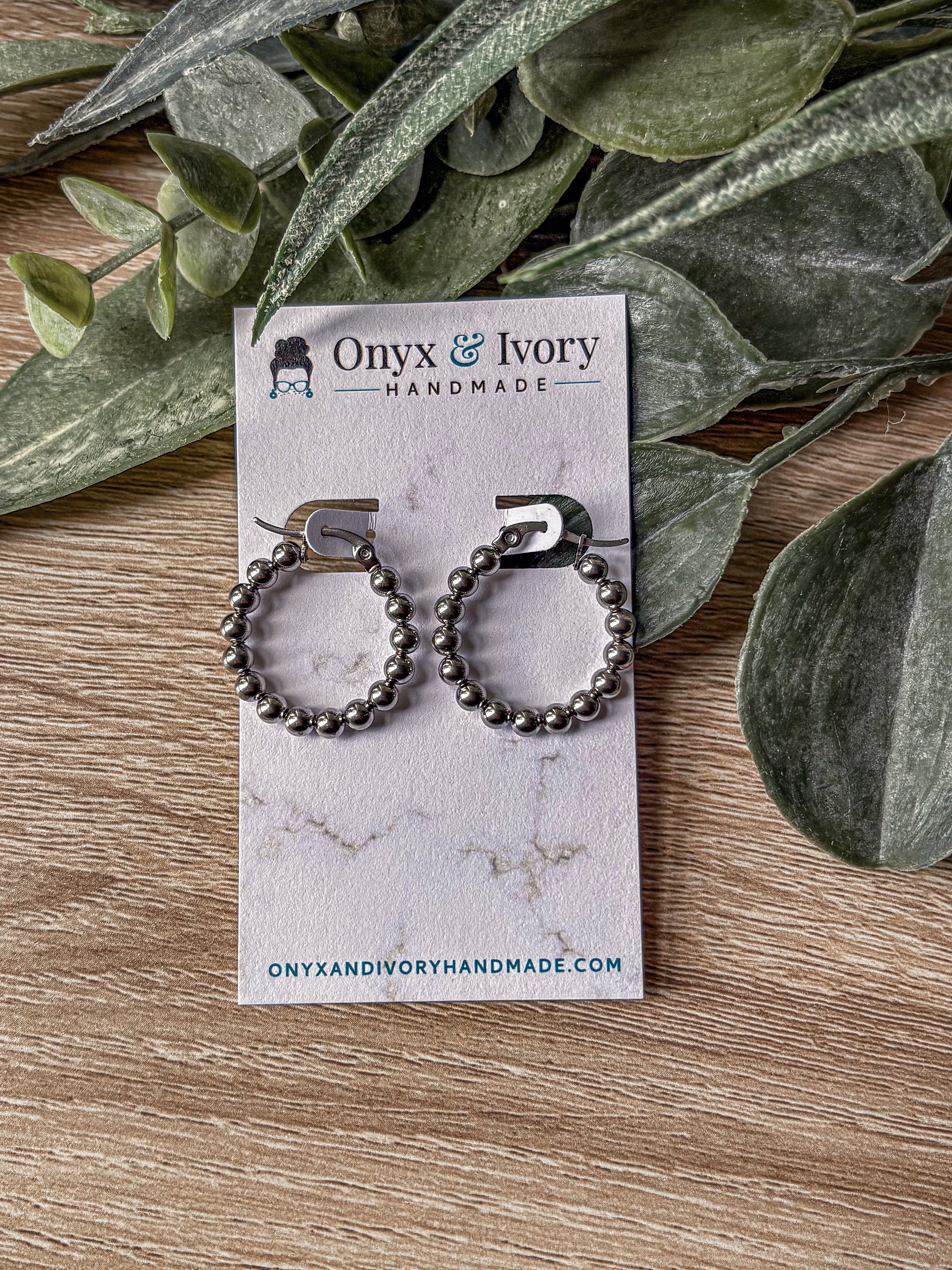 Bubble Charm Hoops