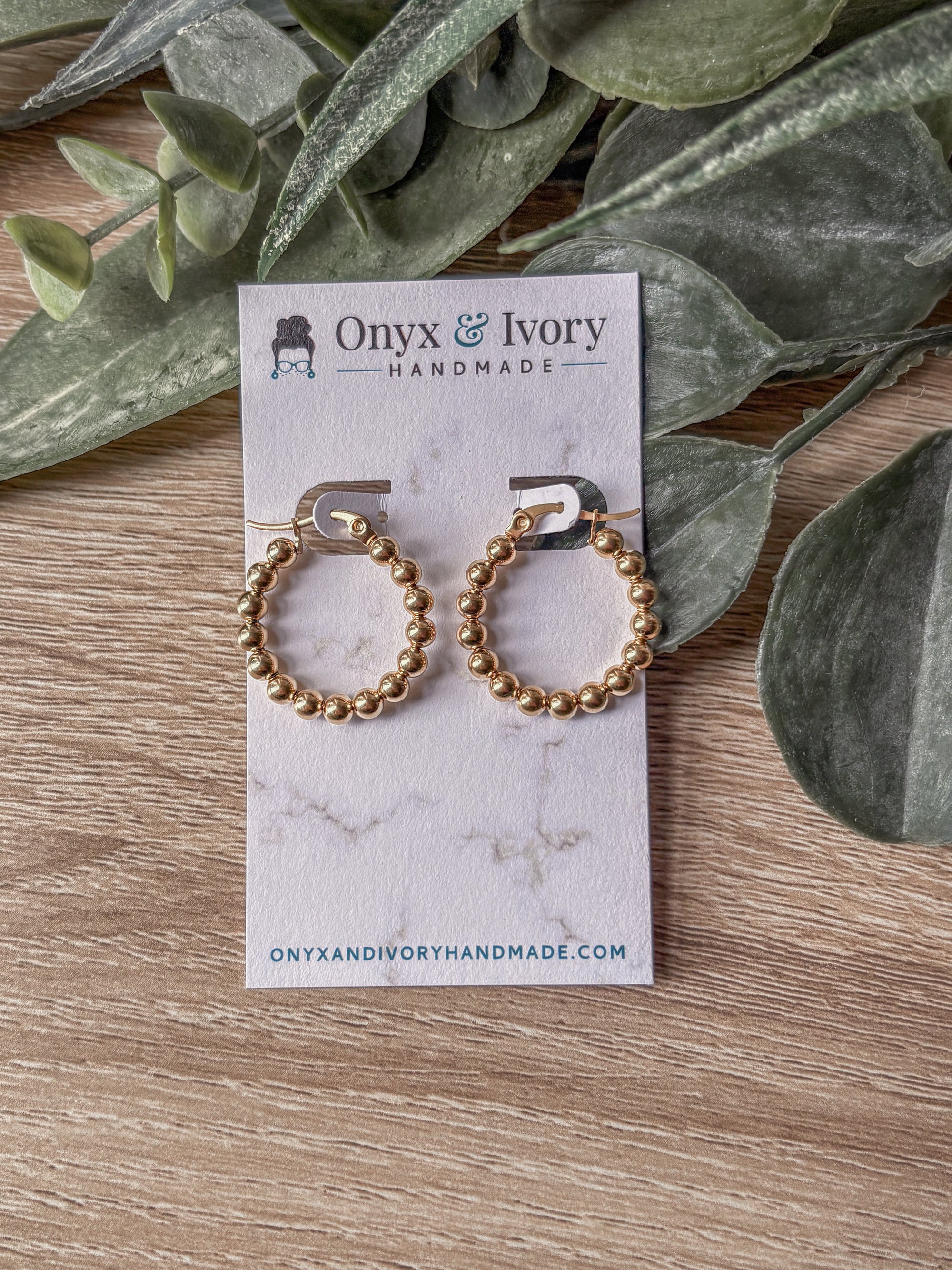 Bubble Charm Hoops