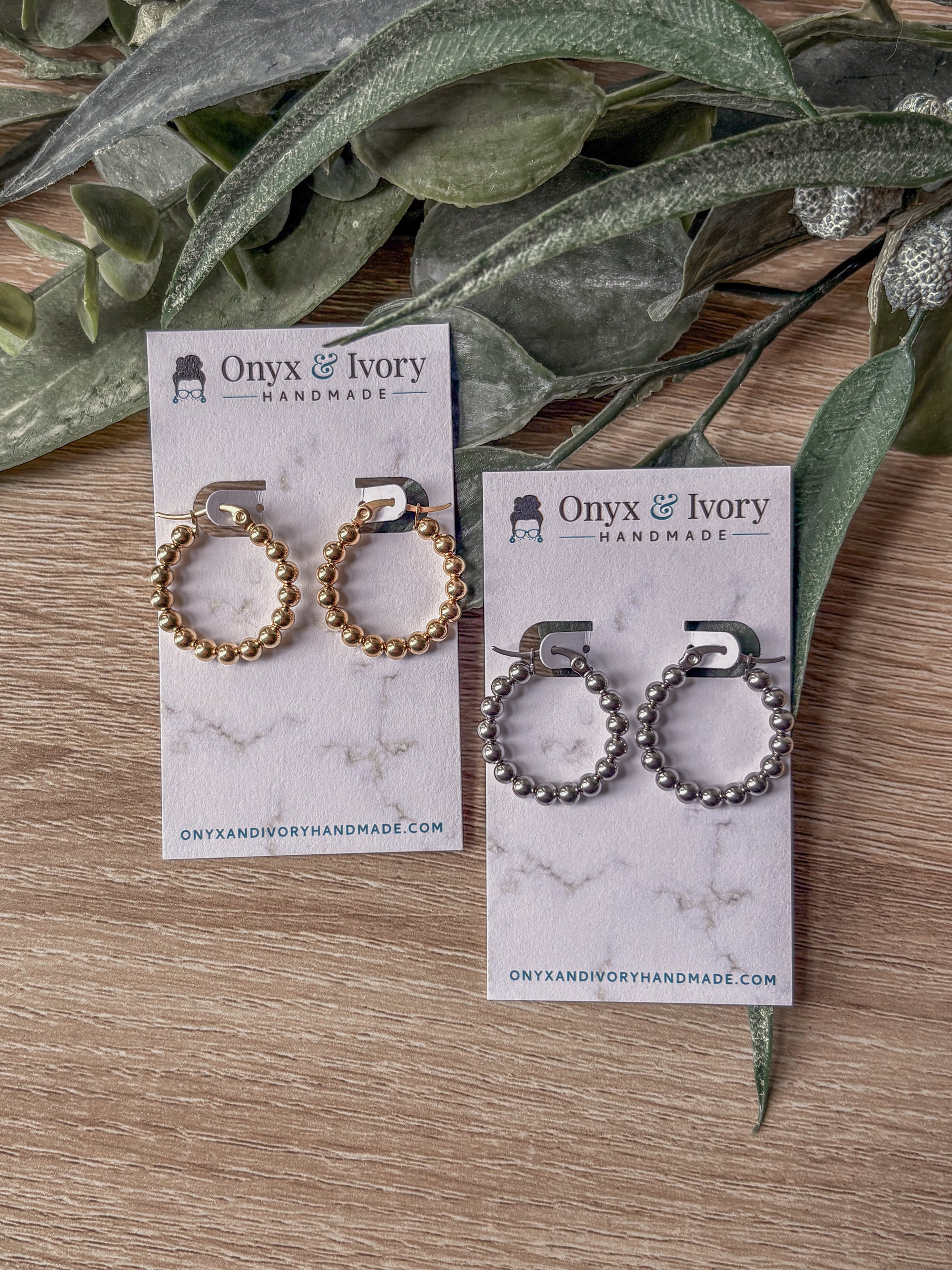 Bubble Charm Hoops