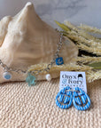 Charm Necklace + Earring Set (gold)