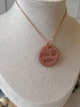 Load image into Gallery viewer, Dog Mom Necklace (rose gold)
