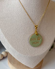 Dog Mom Necklace (gold)