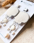 Siren Seashell Stud Dangle
