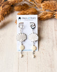 Mermaid Seashell Hoop Dangle