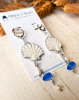 Mermaid Seashell Hoop Dangle