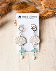Mermaid Seashell Hoop Dangle