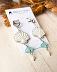 Mermaid Seashell Hoop Dangle