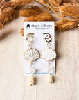Mermaid Seashell Hoop Dangle
