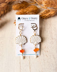 Mermaid Seashell Hoop Dangle
