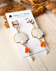 Mermaid Seashell Hoop Dangle