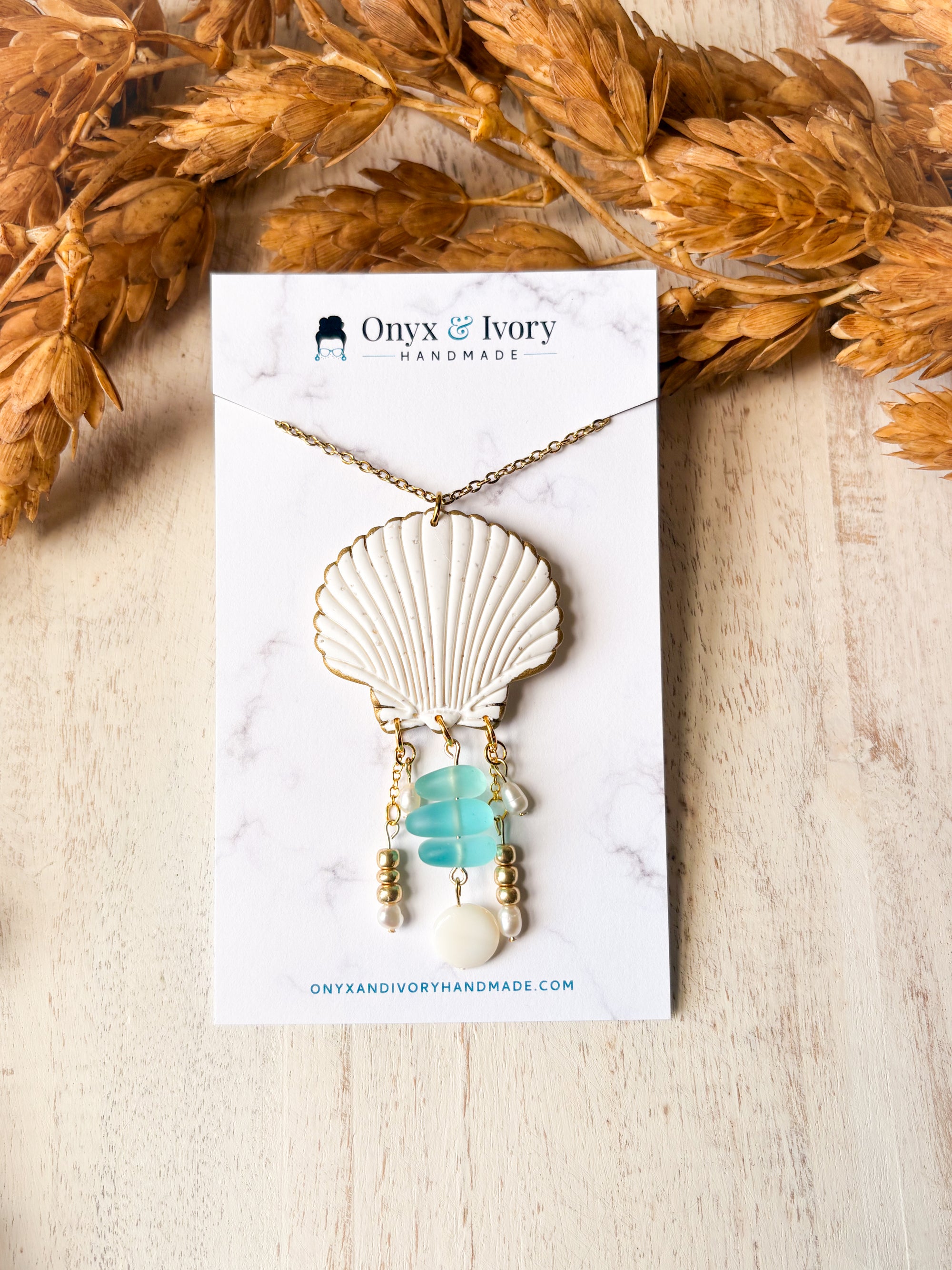 Siren Pendant Necklace (gold)