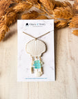 Siren Pendant Necklace (gold)