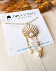 Mini Siren Pendant Necklace (gold)