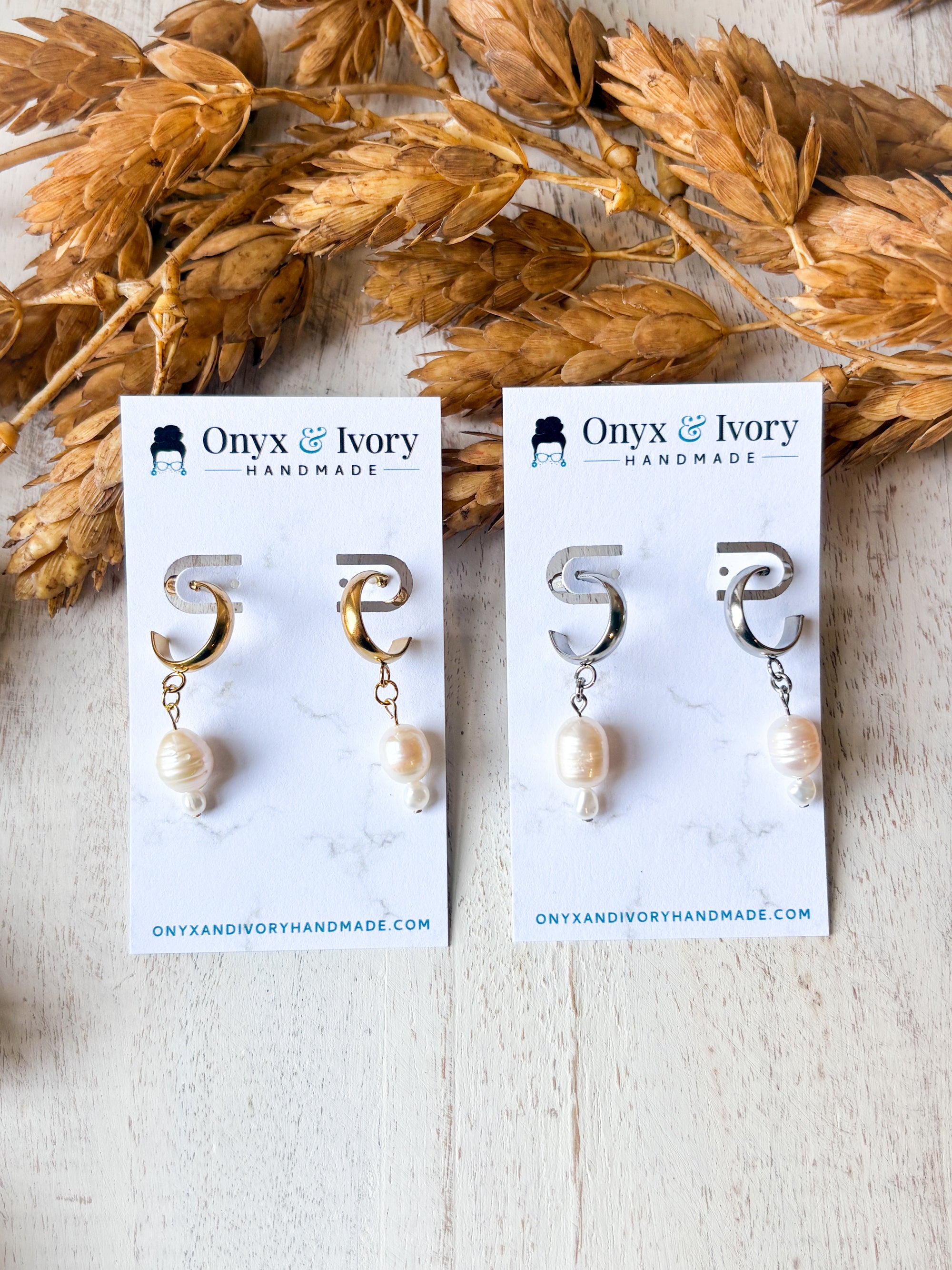 Pearl Hoops