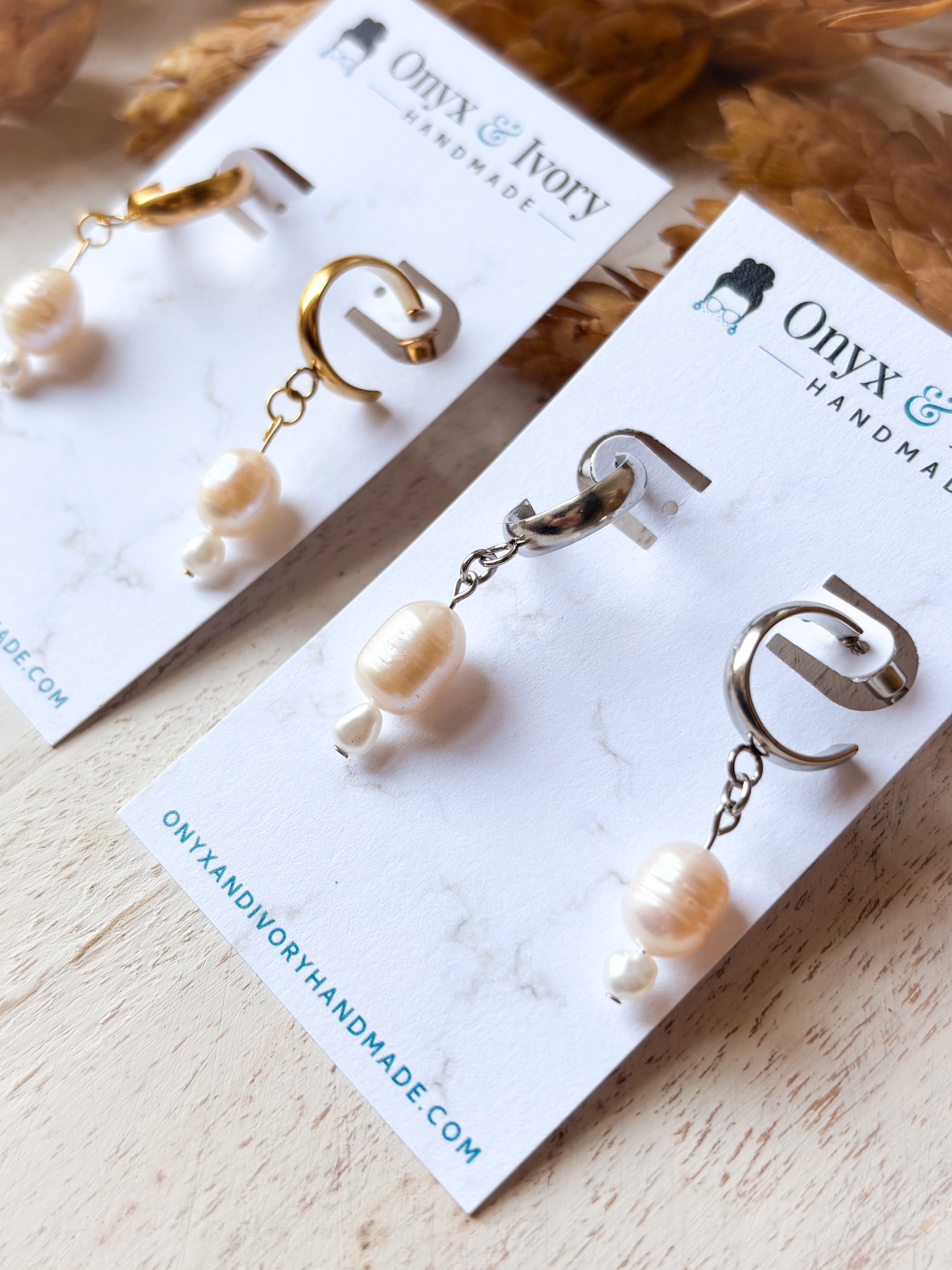 Pearl Hoops