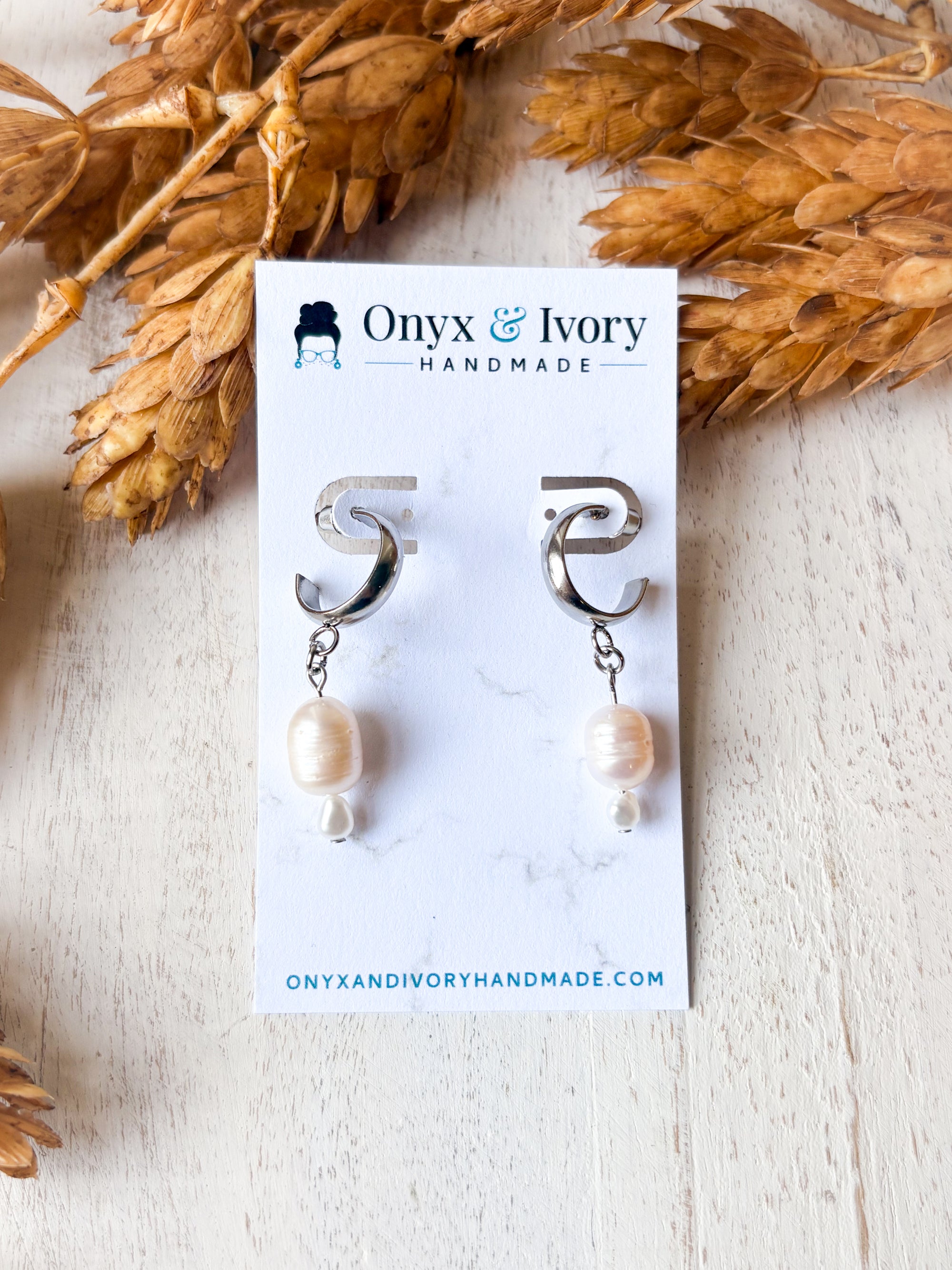 Pearl Hoops