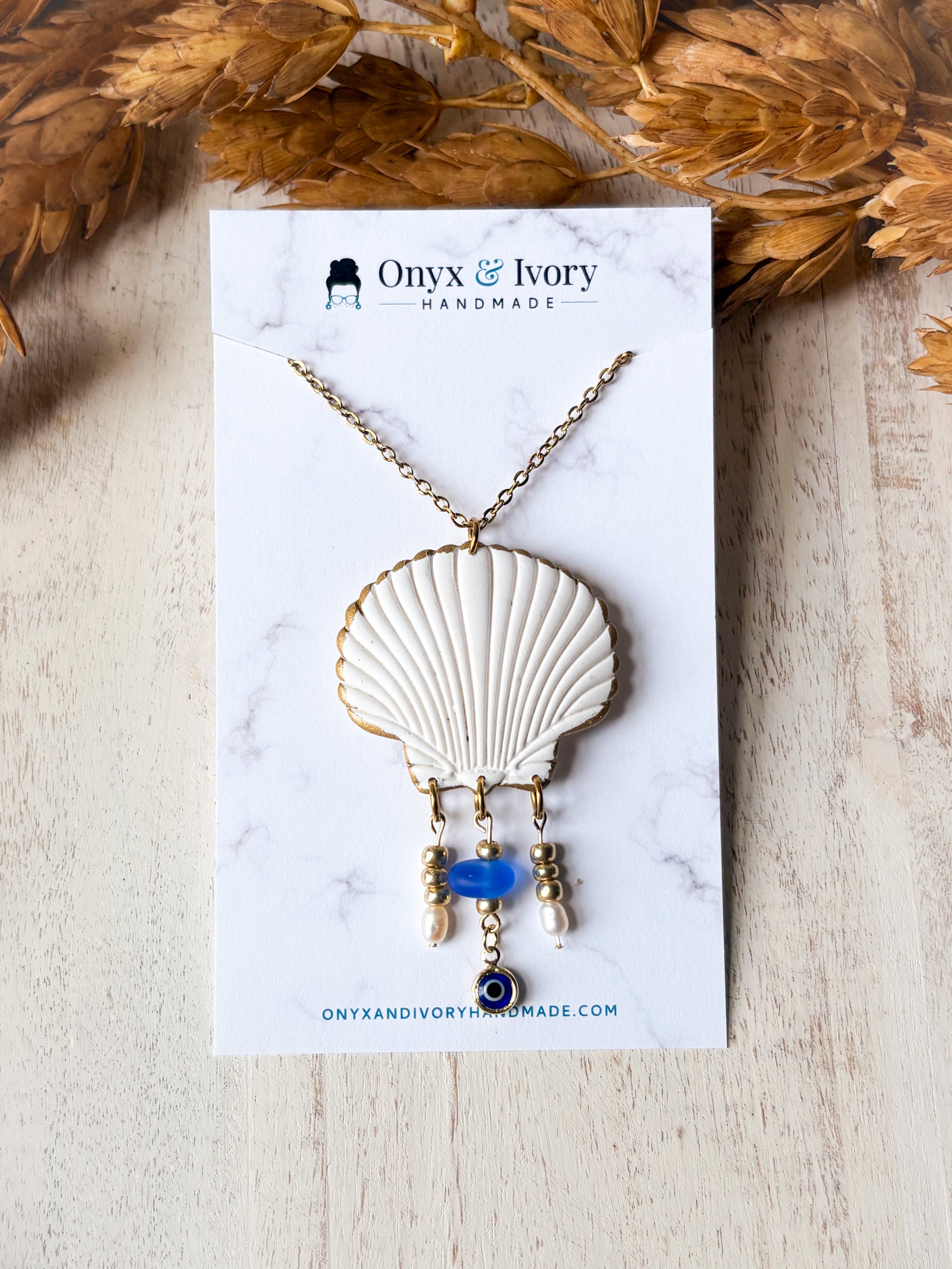 Siren Pendant Necklace (gold)