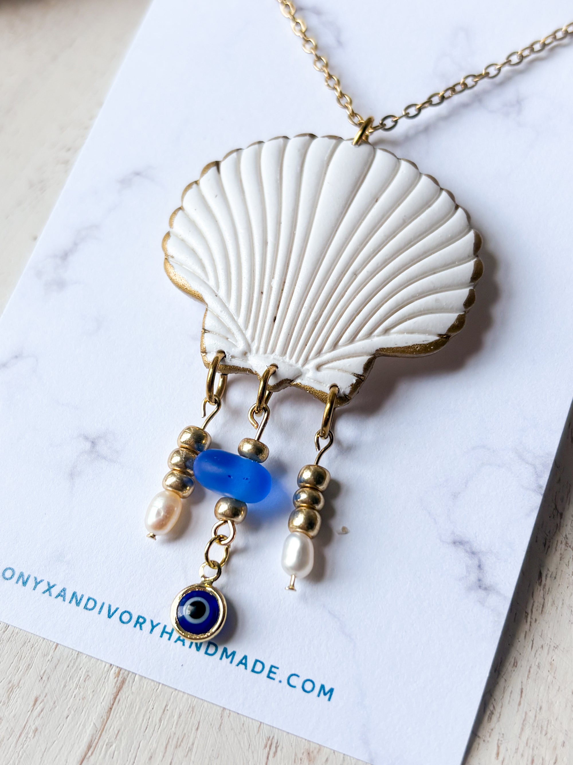 Siren Pendant Necklace (gold)