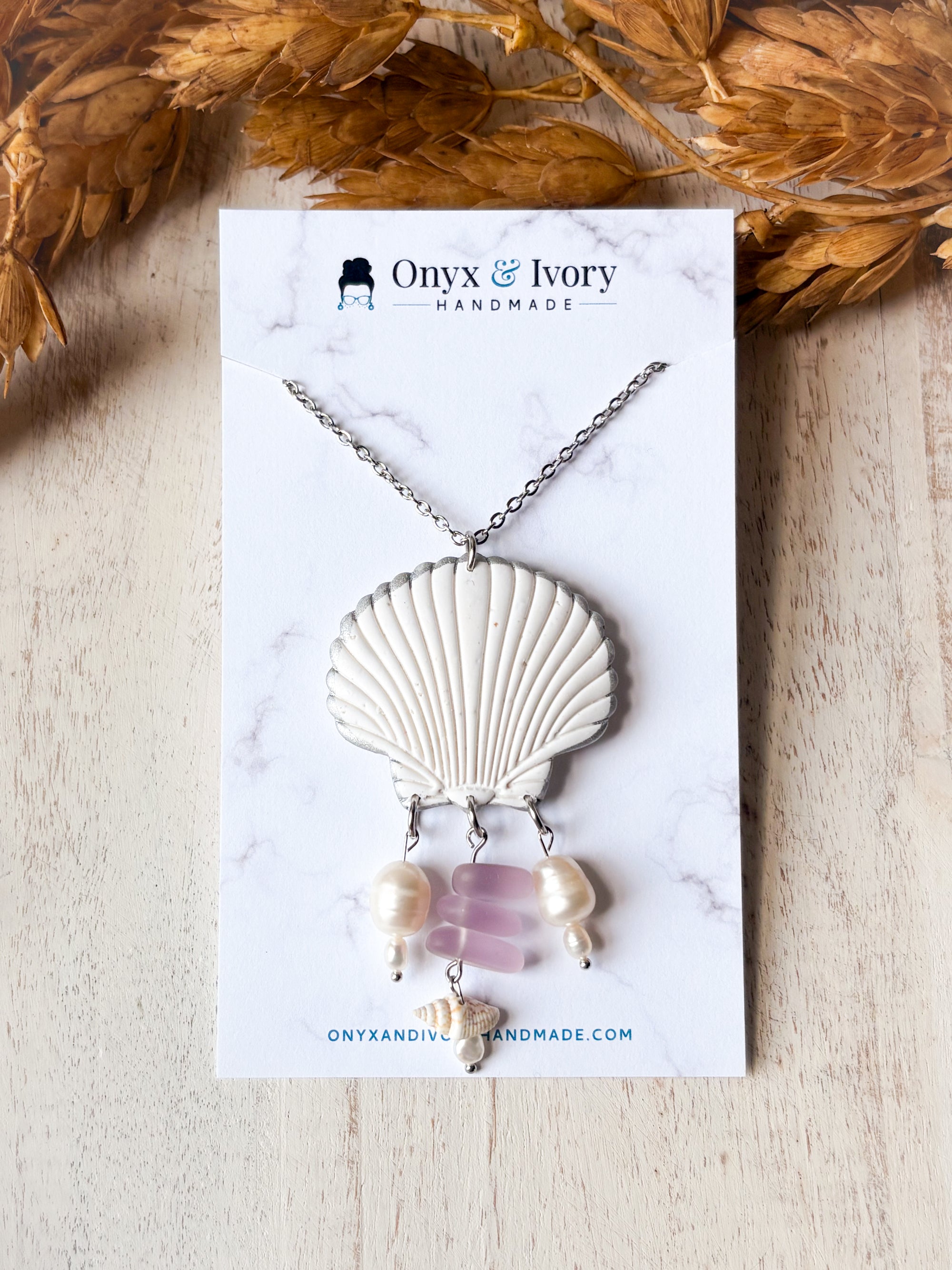 Siren Pendant Necklace (silver)
