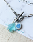 Turtle Charm Necklace (silver)