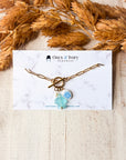 Turtle Charm Necklace (gold)
