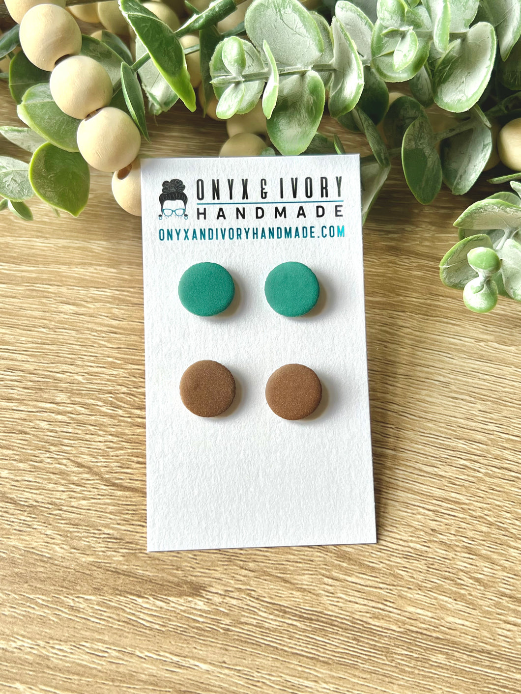 Emerald & Cocoa Stud Pack