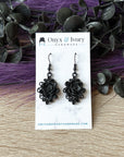 Goth Glam Floral Dangle