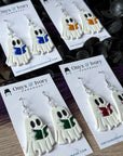 Wizardly Bookish Boo Dangle