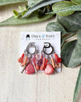 Peachy Keen Hoops