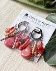 Peachy Keen Hoops