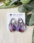Lavender Fields Hoops