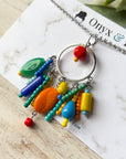 Artist's Palette Beaded Pendant Necklace