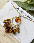 Honey Pot Beaded Pendant Necklace