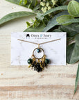 Glam Girl Beaded Pendant Necklace