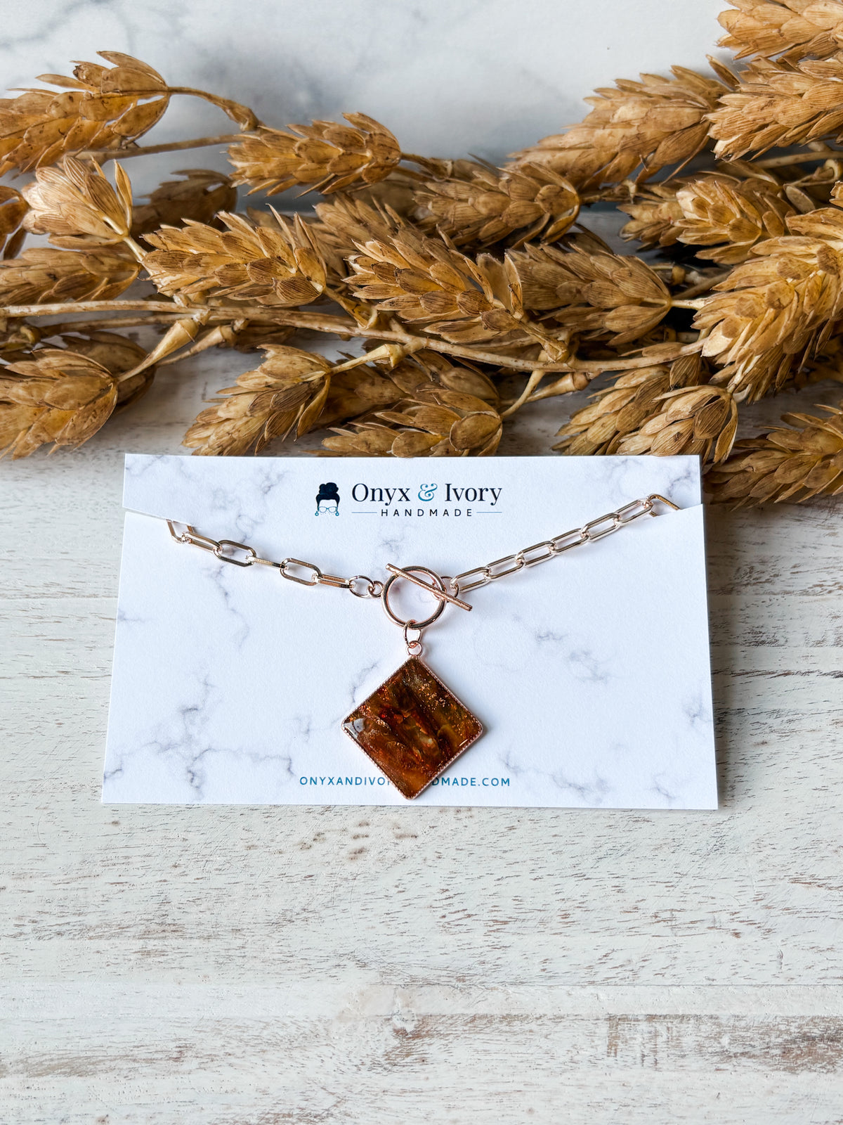By the Fire Charm Necklace