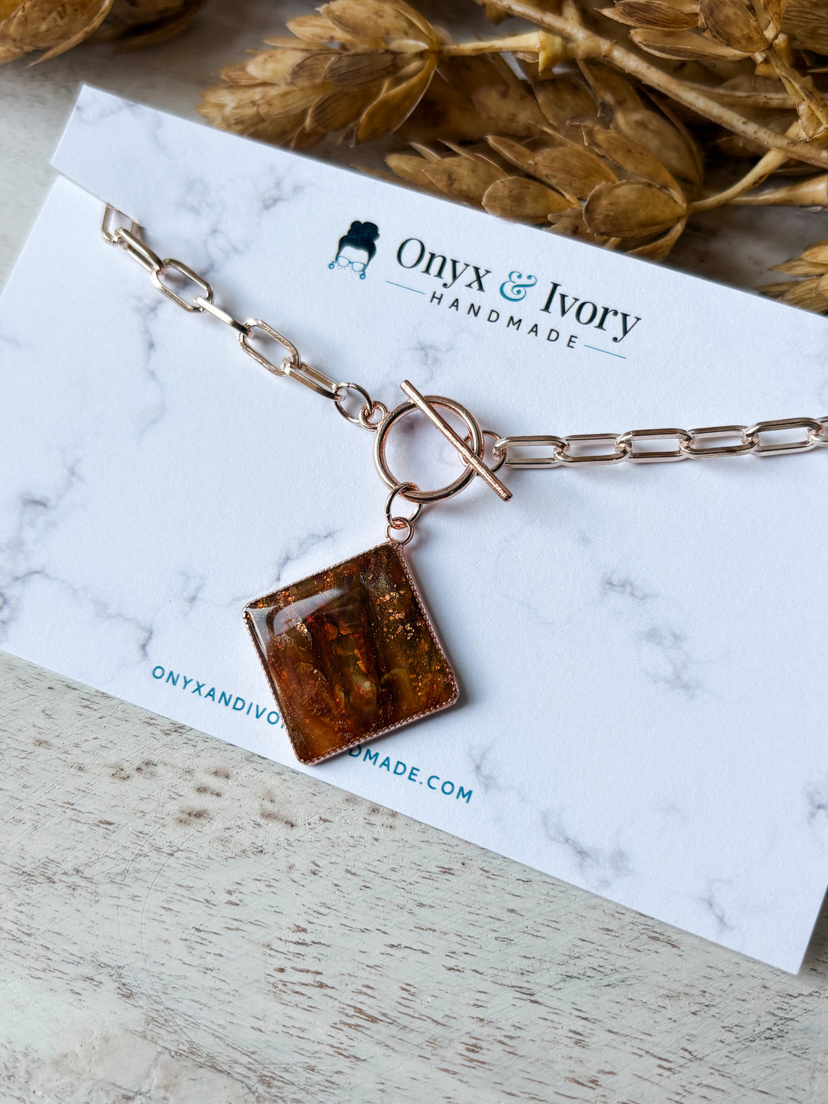 By the Fire Charm Necklace