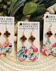 Painted Posies Dangle