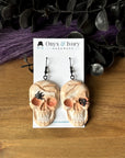 Creepy Crawler Skull Dangle
