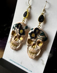 Floral Skull Dangle